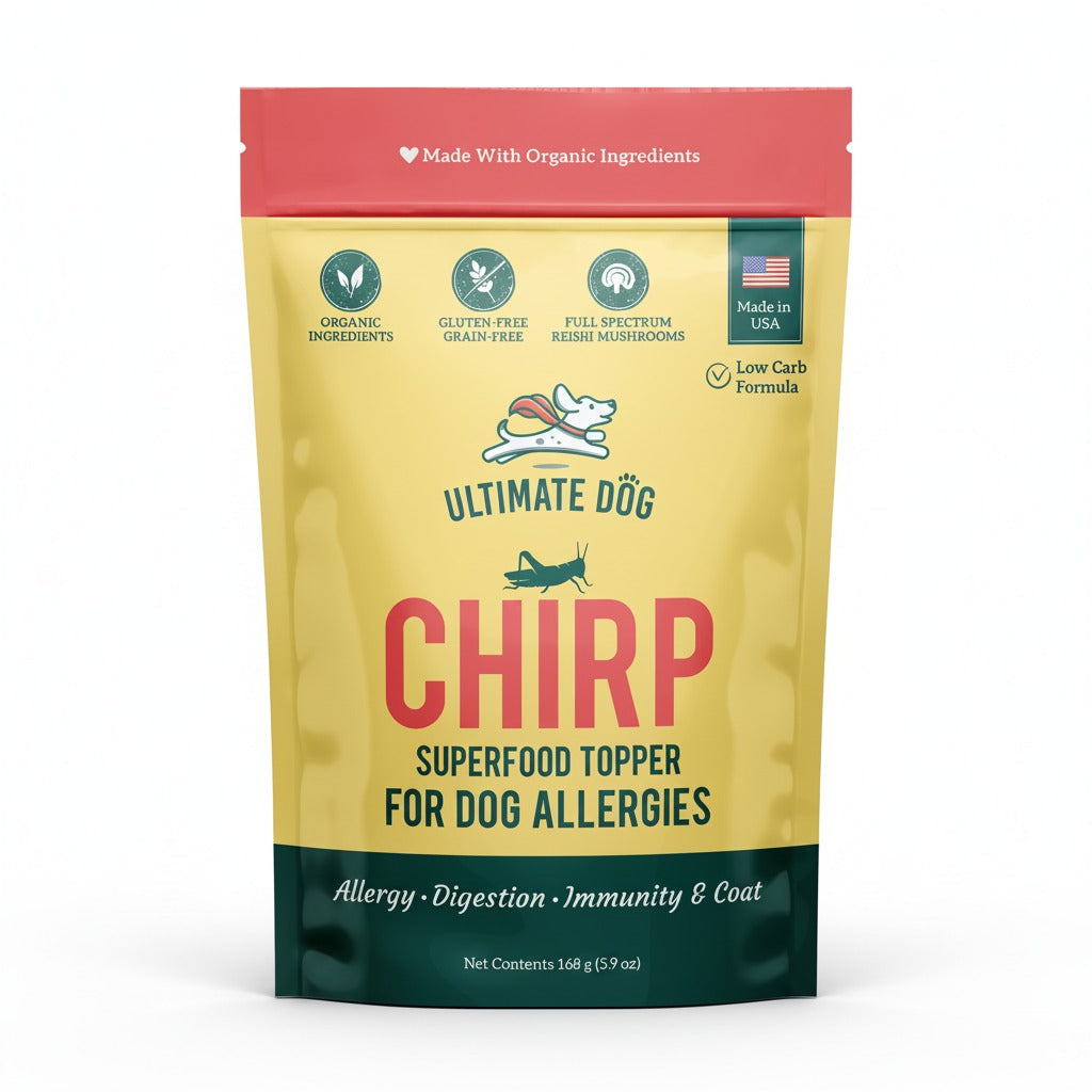 CHIRP superfood topper pouch and scoop